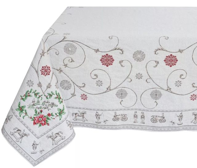 French Jacquard Tablecloth DECO (Noel) - Click Image to Close